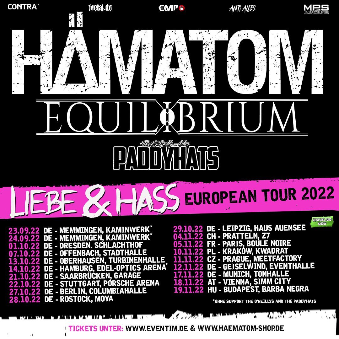 Haematoma Support: Big European Tour