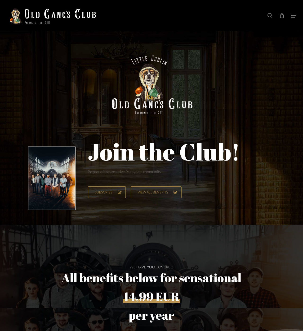 OLD GANG'S CLUB, Le Club de l’Ancien Gang ouvre ses portes