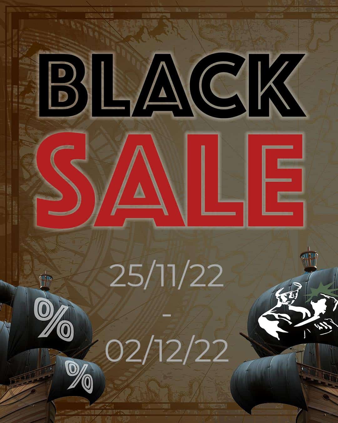 Discounts, discounts: “Black Sale til midnight!”