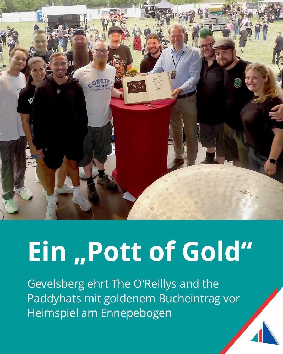 15 Jahre Paddyhats - Eintrag Goldenes Buch