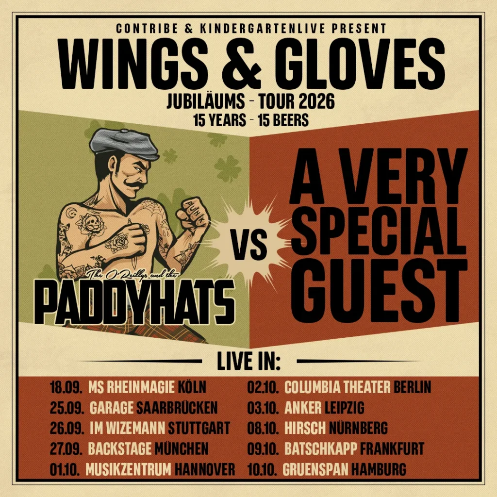 15 Jahre Paddyhats - wings and gloves